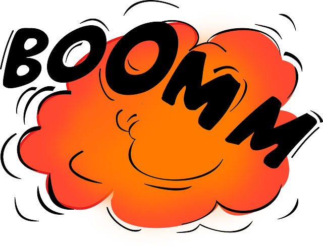 explosion, detonation, blast