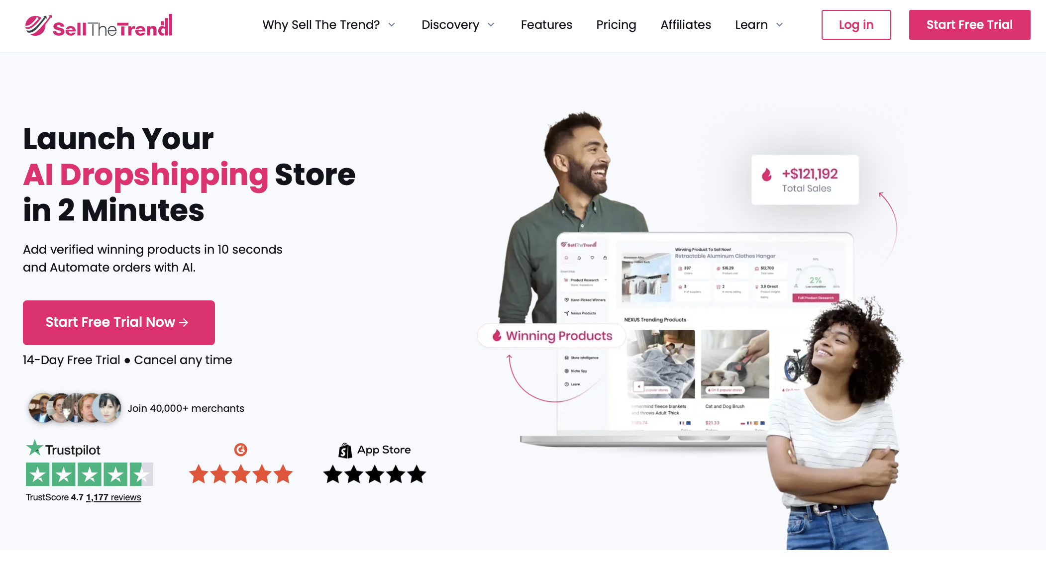 best dropshipping suppliers - sell the trend