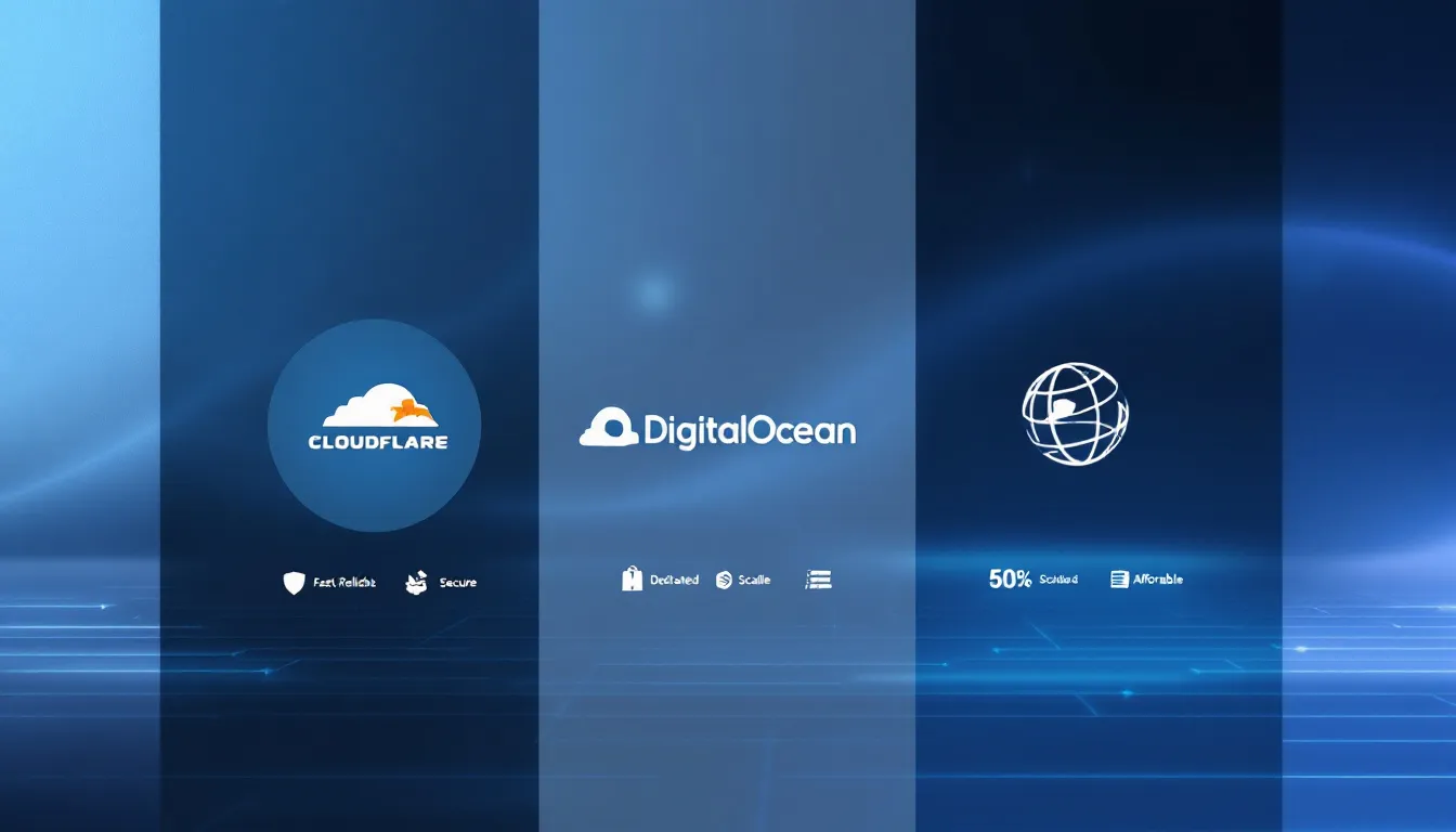A detailed review of hosting providers, illustrating various web hosting services available.