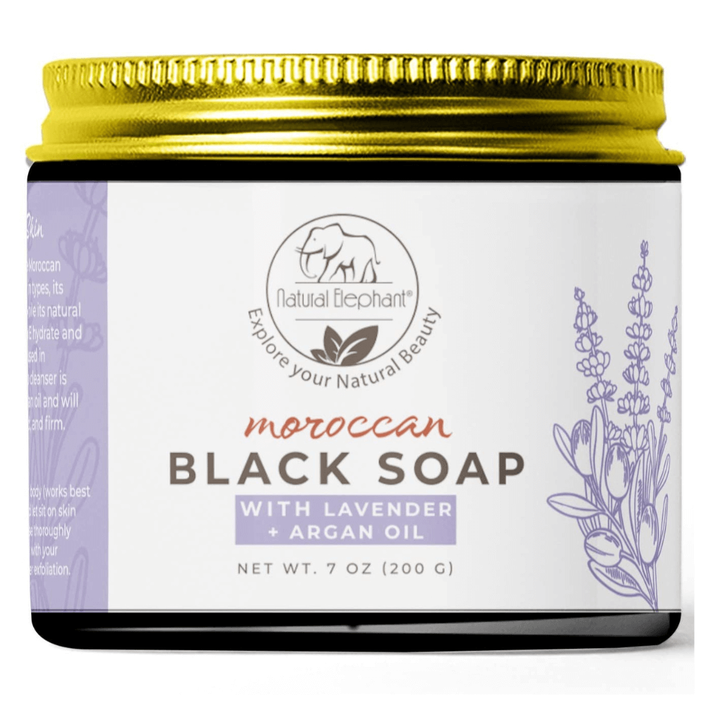 Natural Elephant Moroccan Black Soap