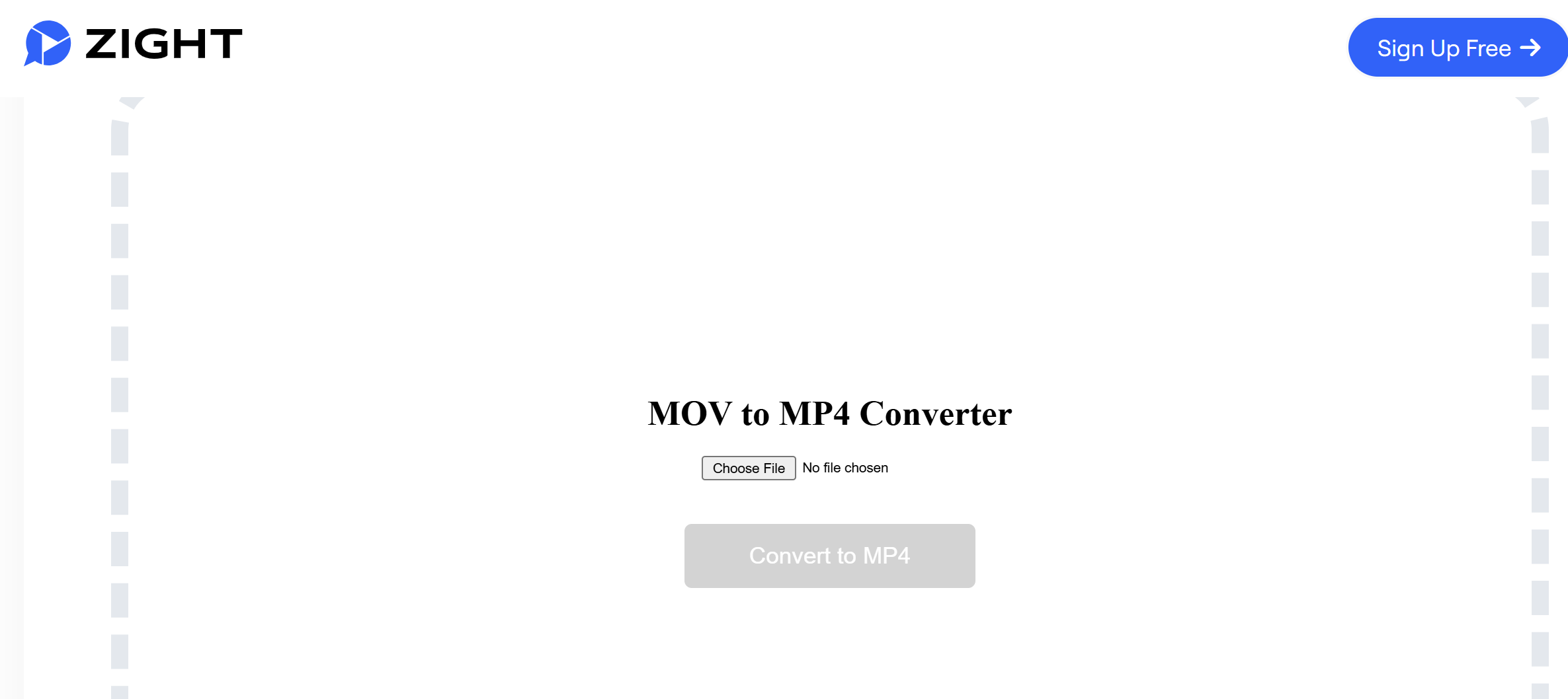 Zight MOV to MP4 converter
