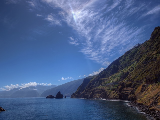 A view of the beautiful landscape of Madeira island