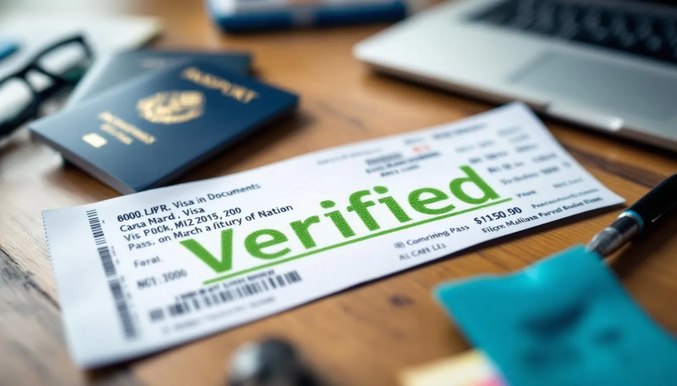 Verified Dummy Ticket