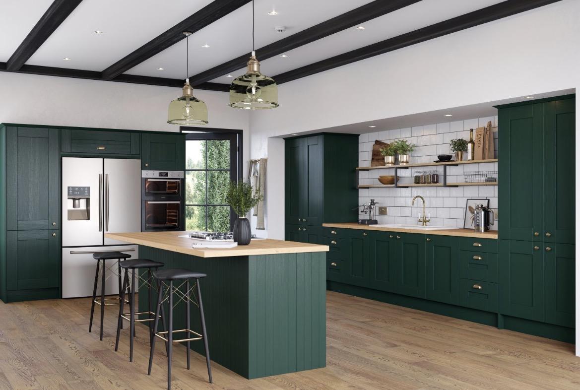 Luxury Shaker Fir Green