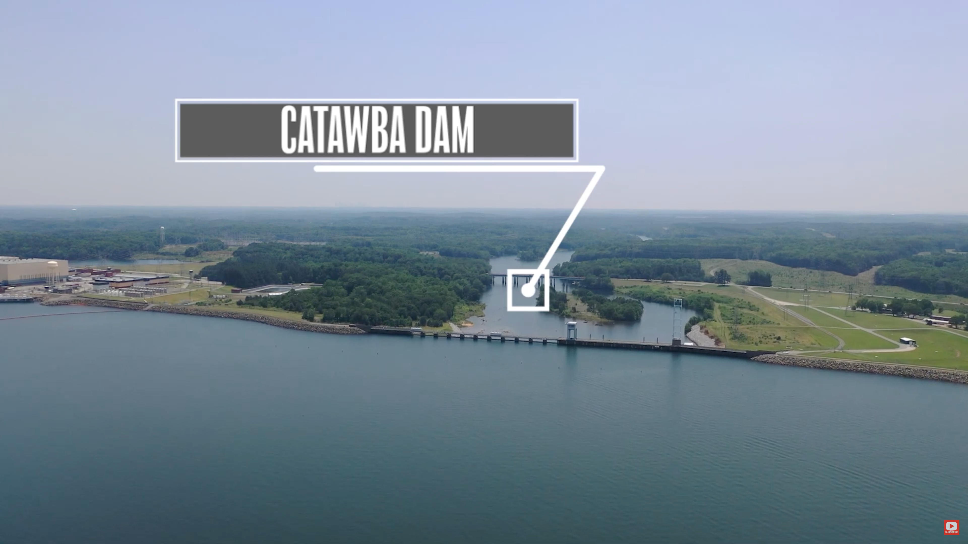 Catawba Dam Lake Norman North Carolina