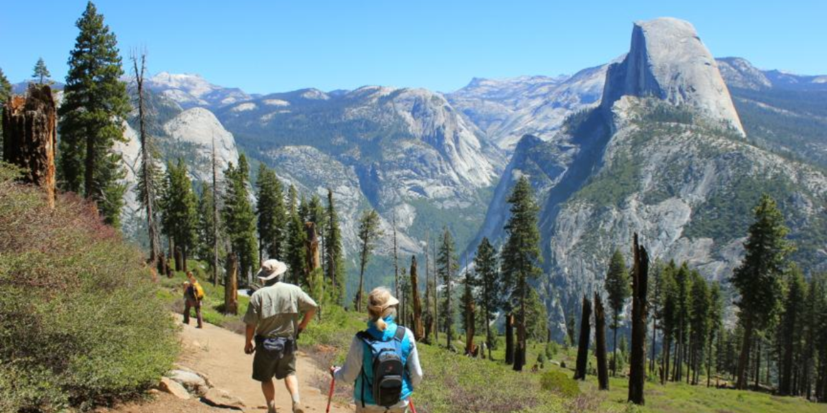 hiking in yosemite national park