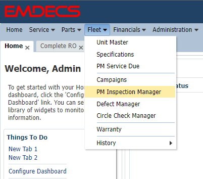 EMDECS PM Inspection Manager Screenshot 