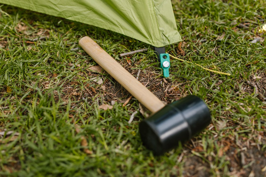 getting camping equipment and selling it online