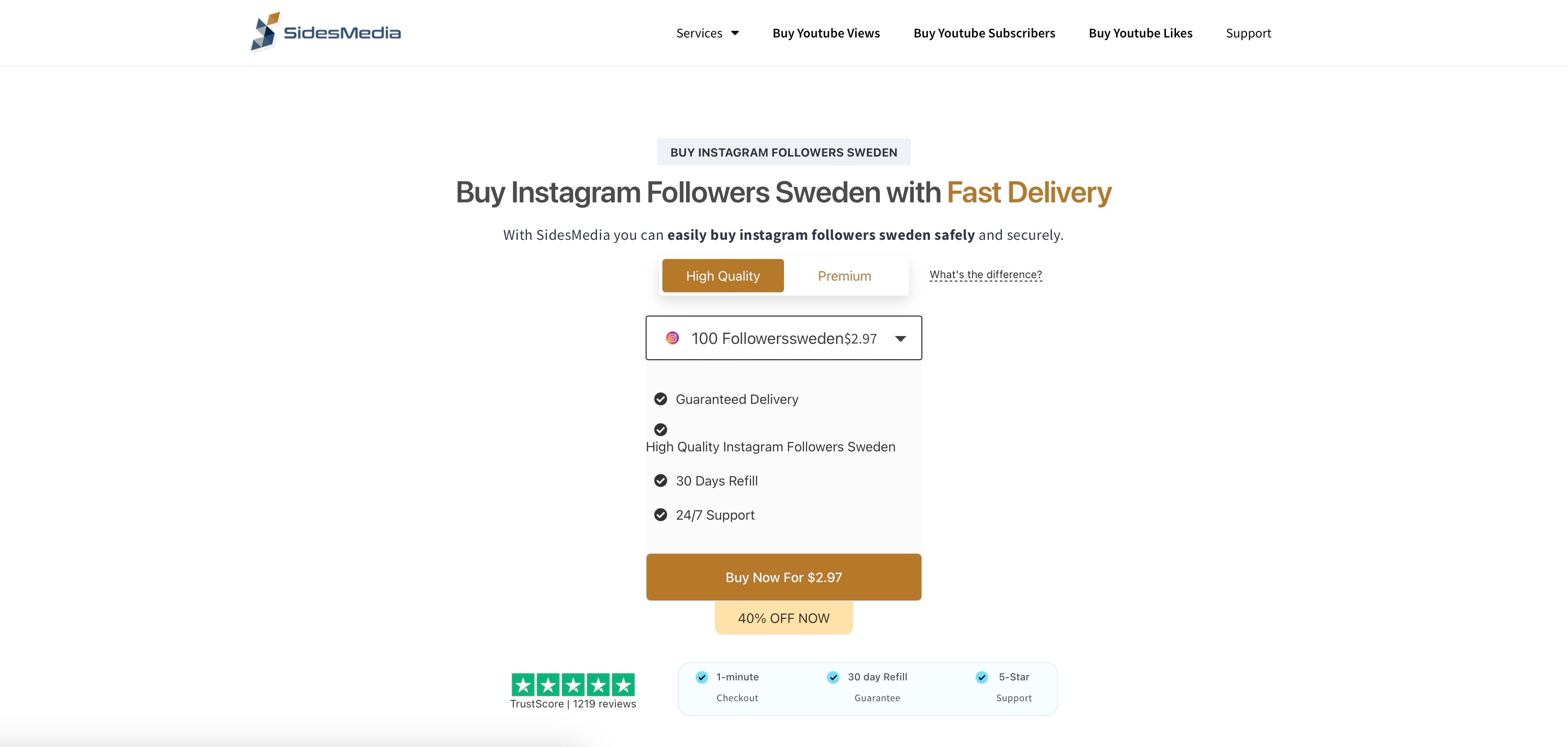 Sidesmedia buy instagram followers sweden page
