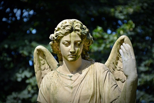 angel, figure, statue