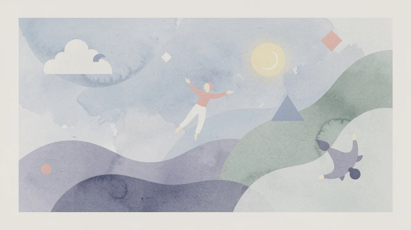 An abstract representation of Marc Chagall