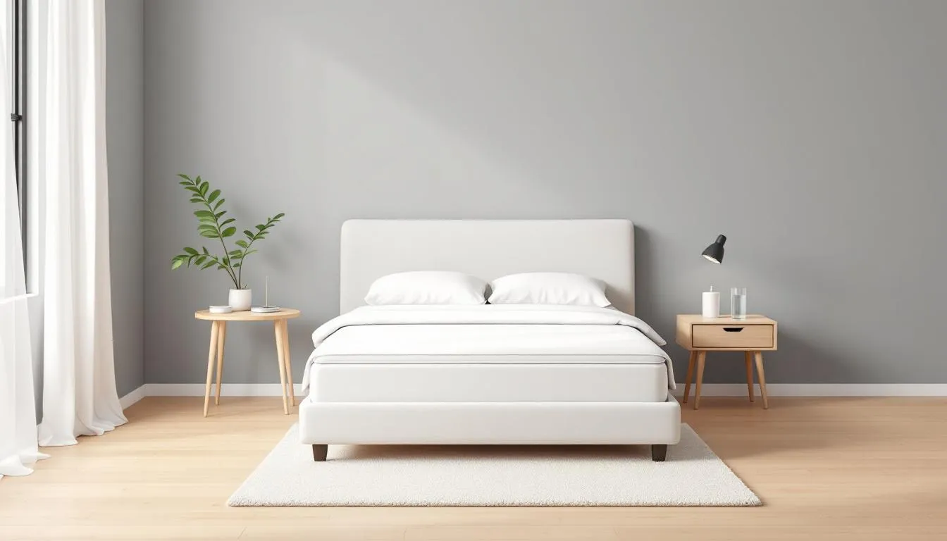 Maximizing bedroom space with a king single bed.