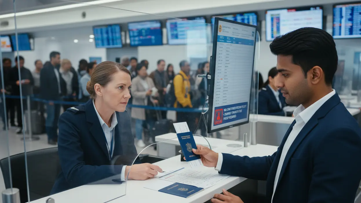 Embassies verifying proof of onward travel ticket for Indian applicants