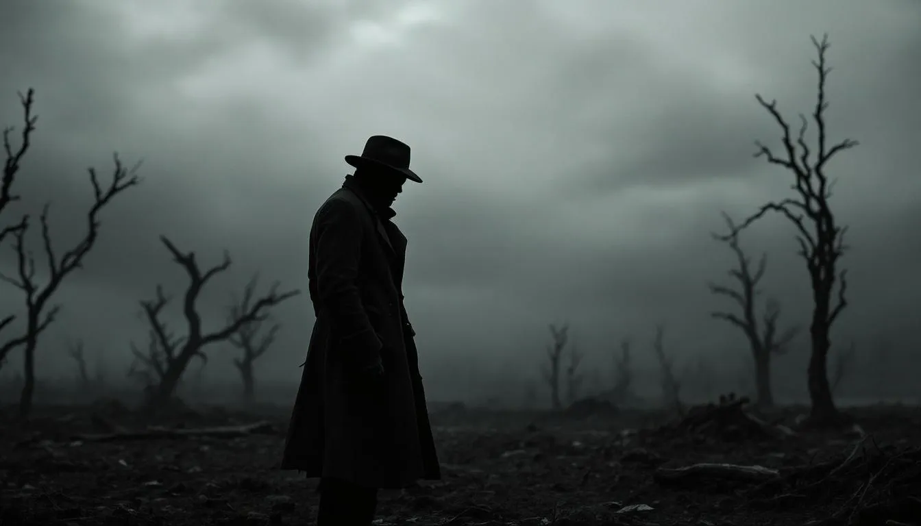 Berühmte Zitate über den Tod, illustriert durch ein passendes Bild.