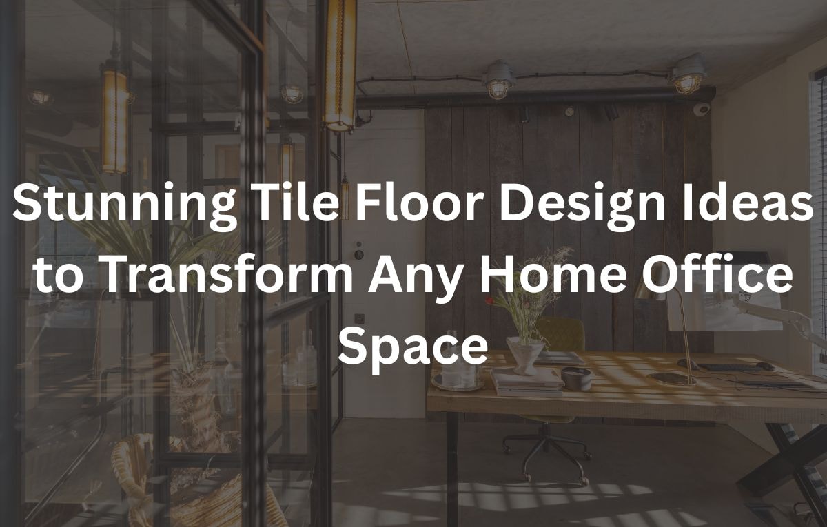 Home office flooring ideas