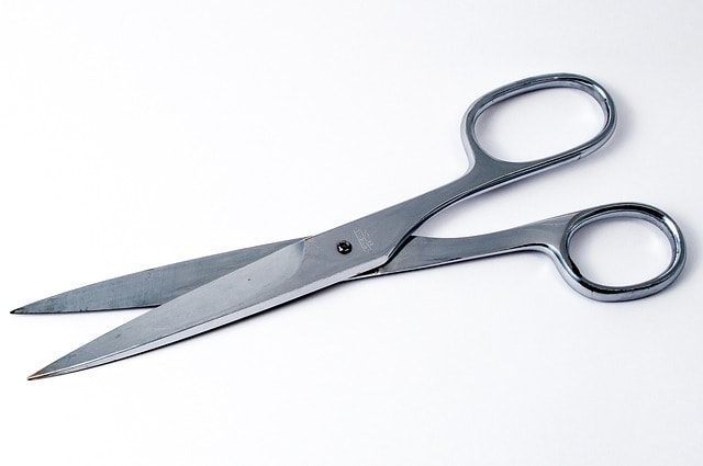 scissors symbolizing our tip for ecommerce copywriting to boost sales of online retailers on ecommerce sites