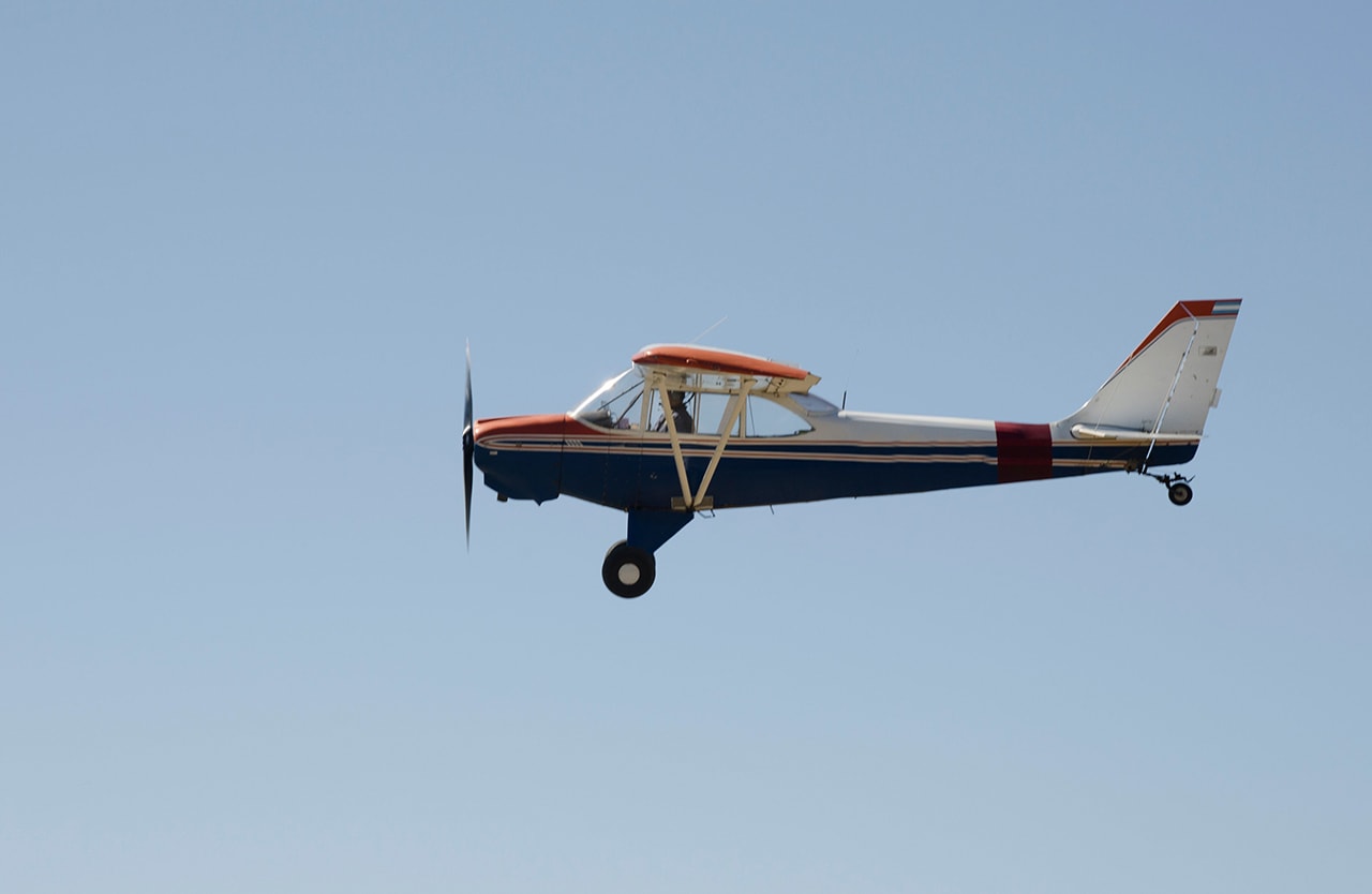 plane flying ft Collins