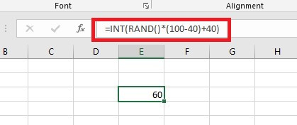 Rand function with Integer.