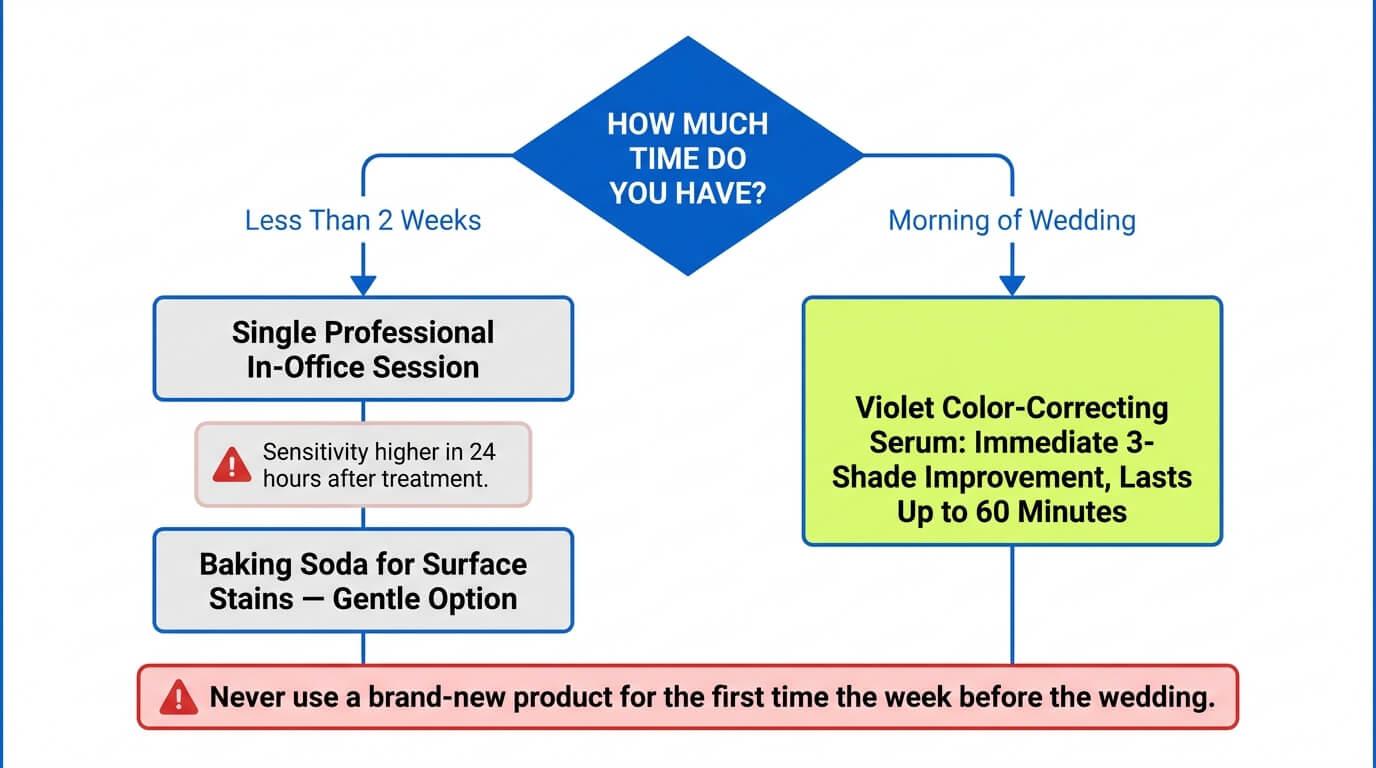 Starting Late? Your Last-Minute Whitening Options