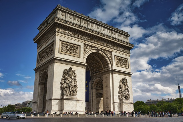 arc de triomphe, paris, landmark