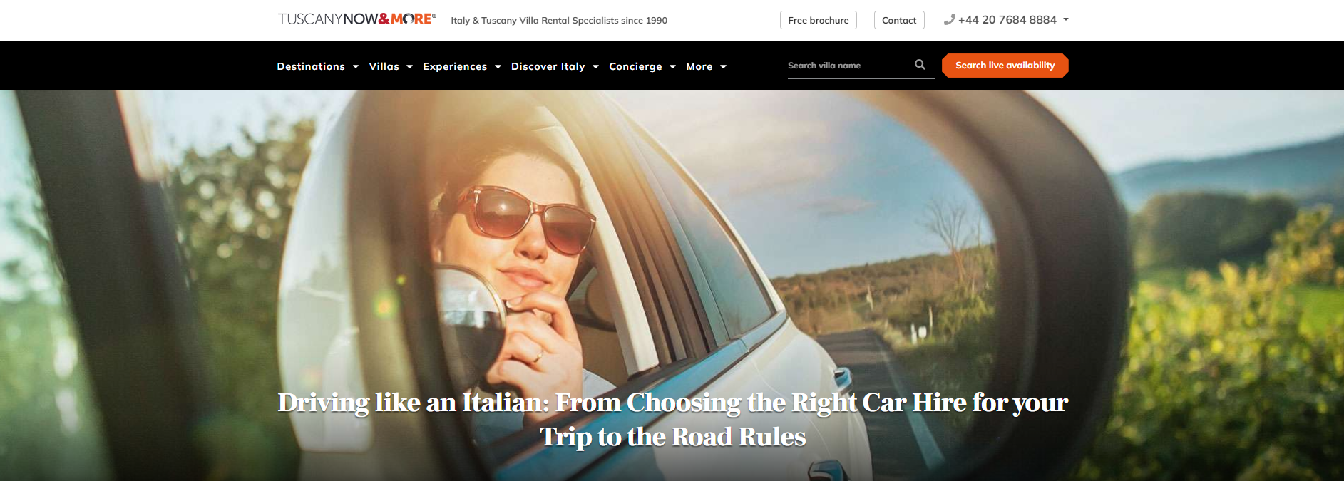 Tuscany now and more website