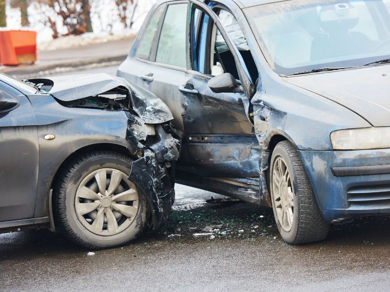 Image showing a car accident in Lawrenceville, GA.