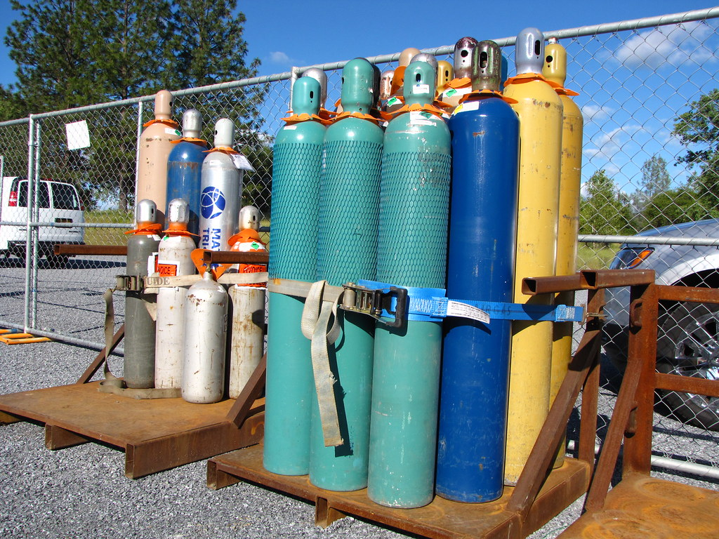 compressed gas cylinders