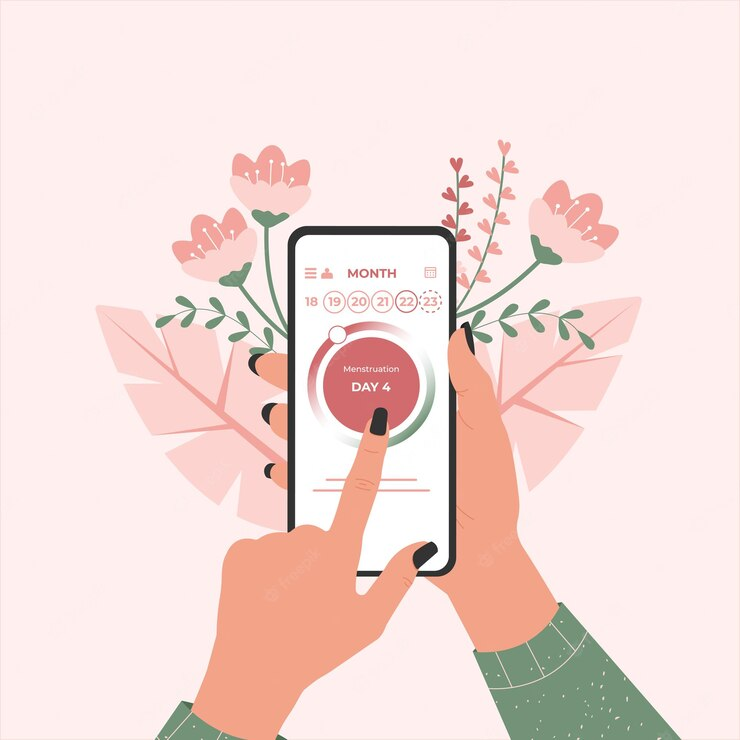                                           En periode tracker -app hjælper med at overvåge din menstruationscyklus