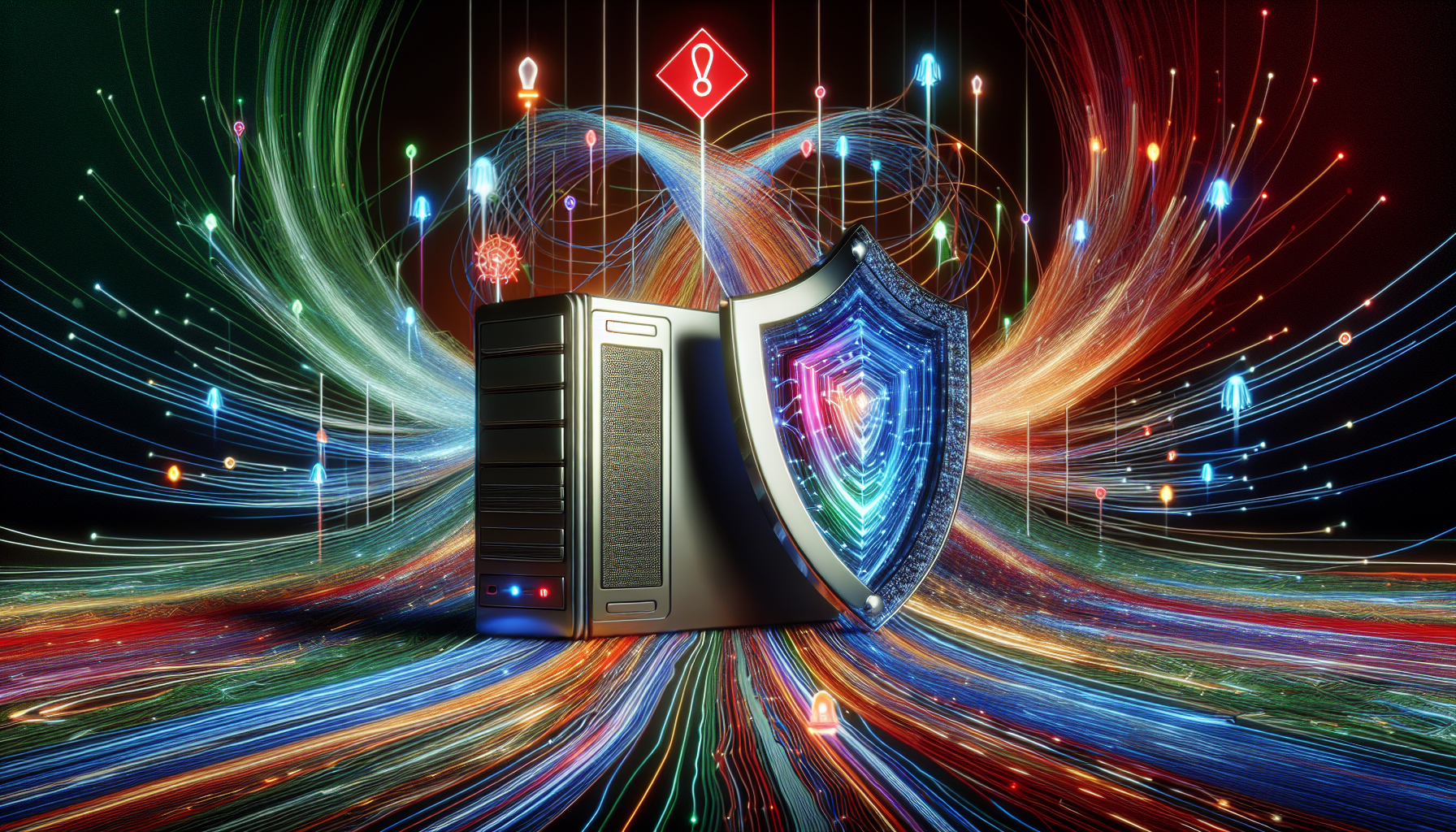 An illustration showing the concept of data poisoning in AI systems.