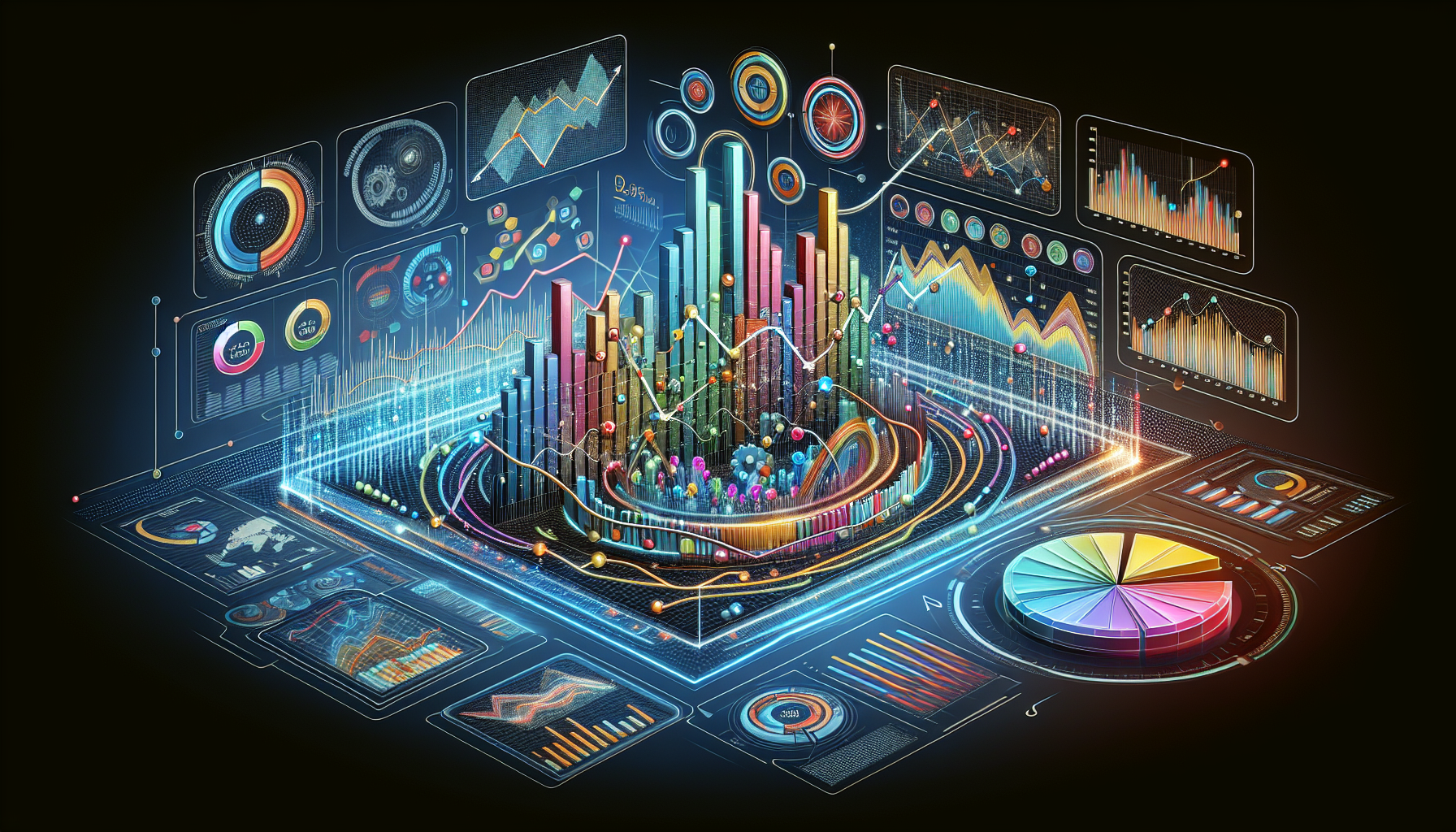 Illustration of data analytics and performance metrics