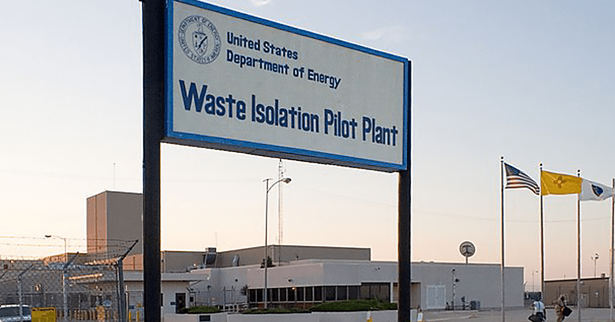 united states government DOE's Waste Isolation Facility