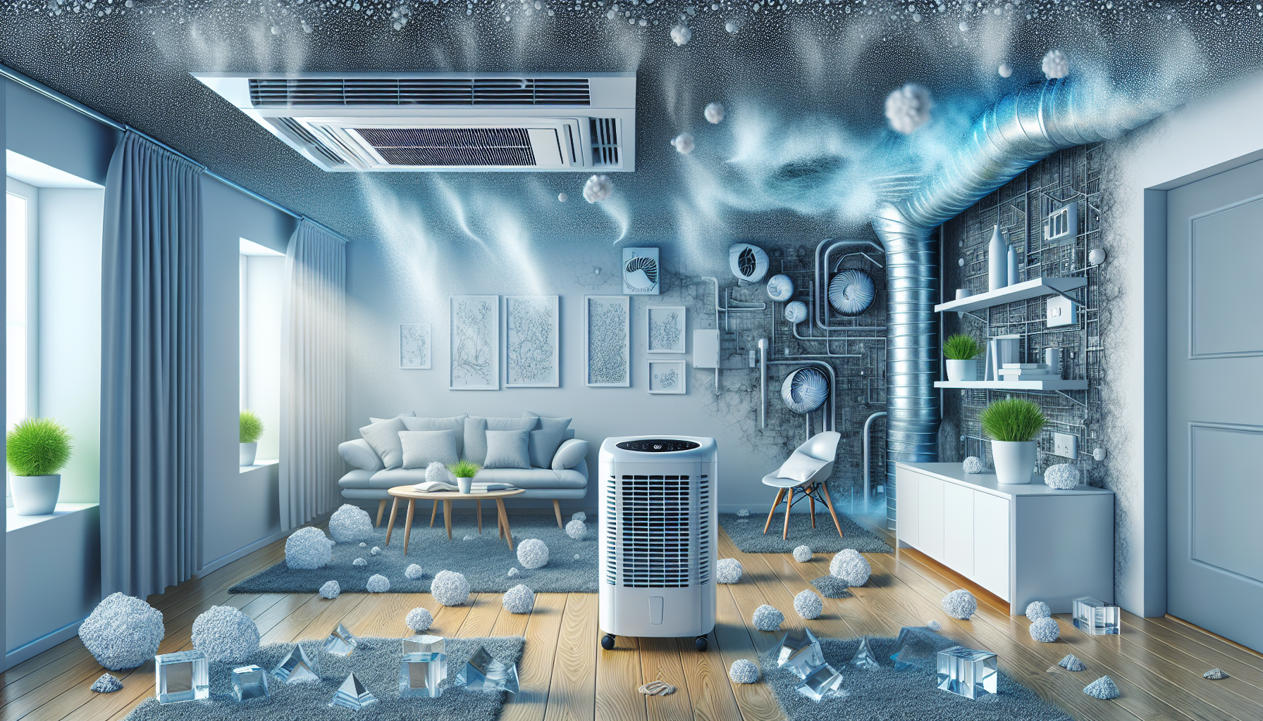 Controlling indoor humidity levels