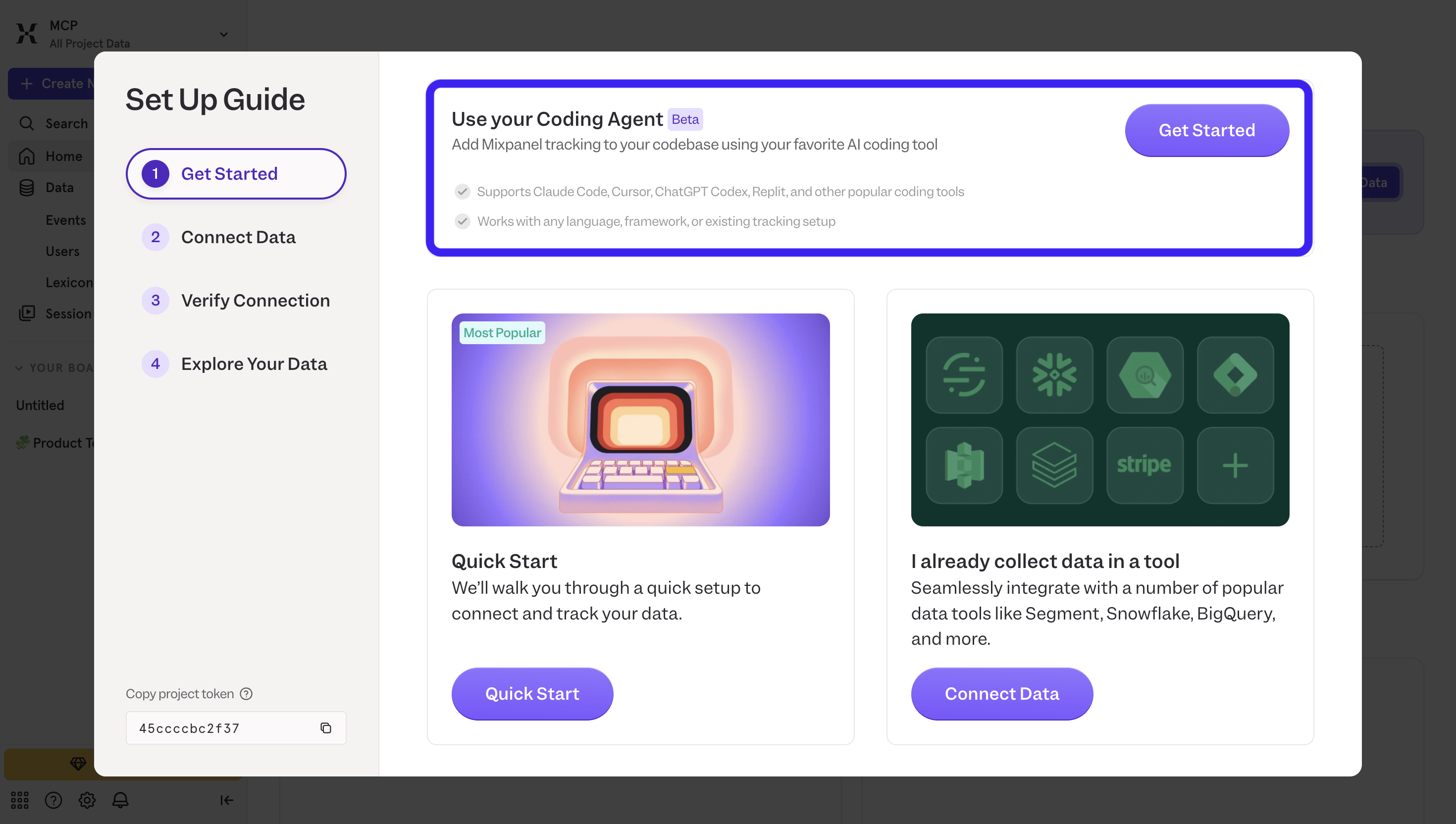 Mixpanel's beta functionality