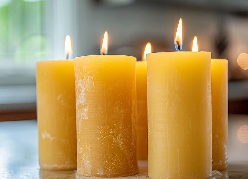 beeswax candles