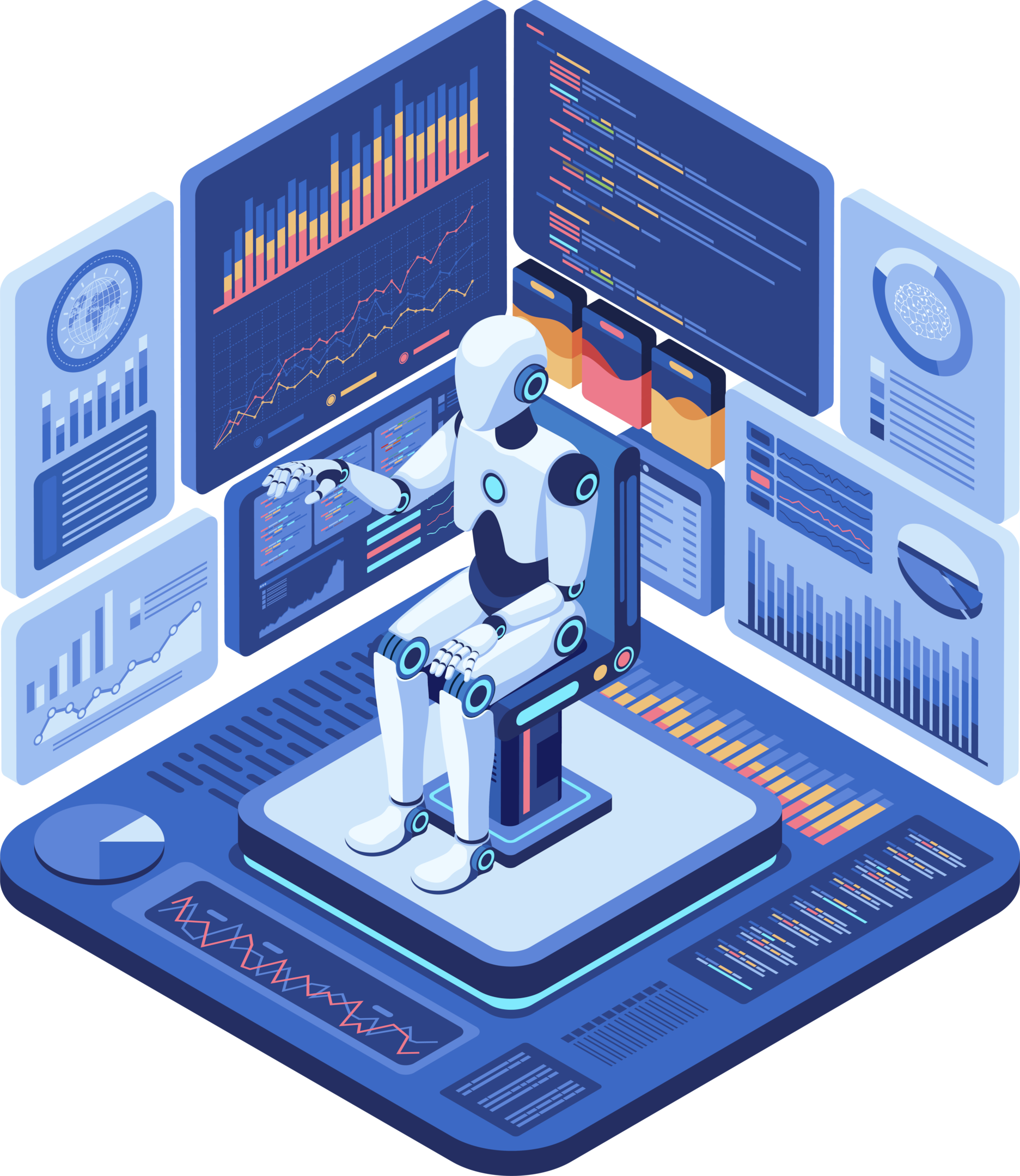 Industry applications of AI in stock management.