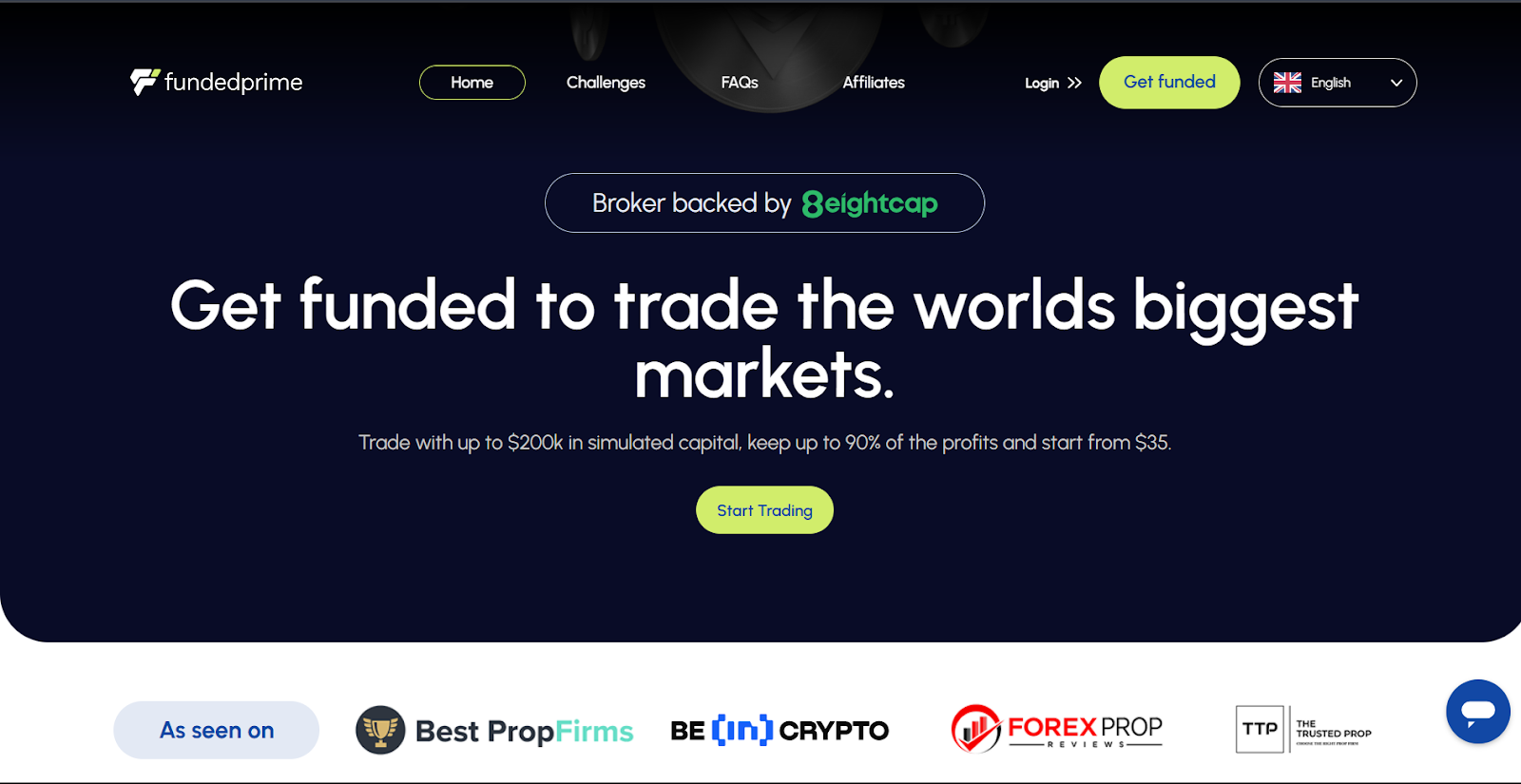 Funded Prime – Large Market Variety and Meme-Coin Access