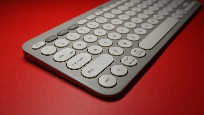 Round key rubber dome keyboard