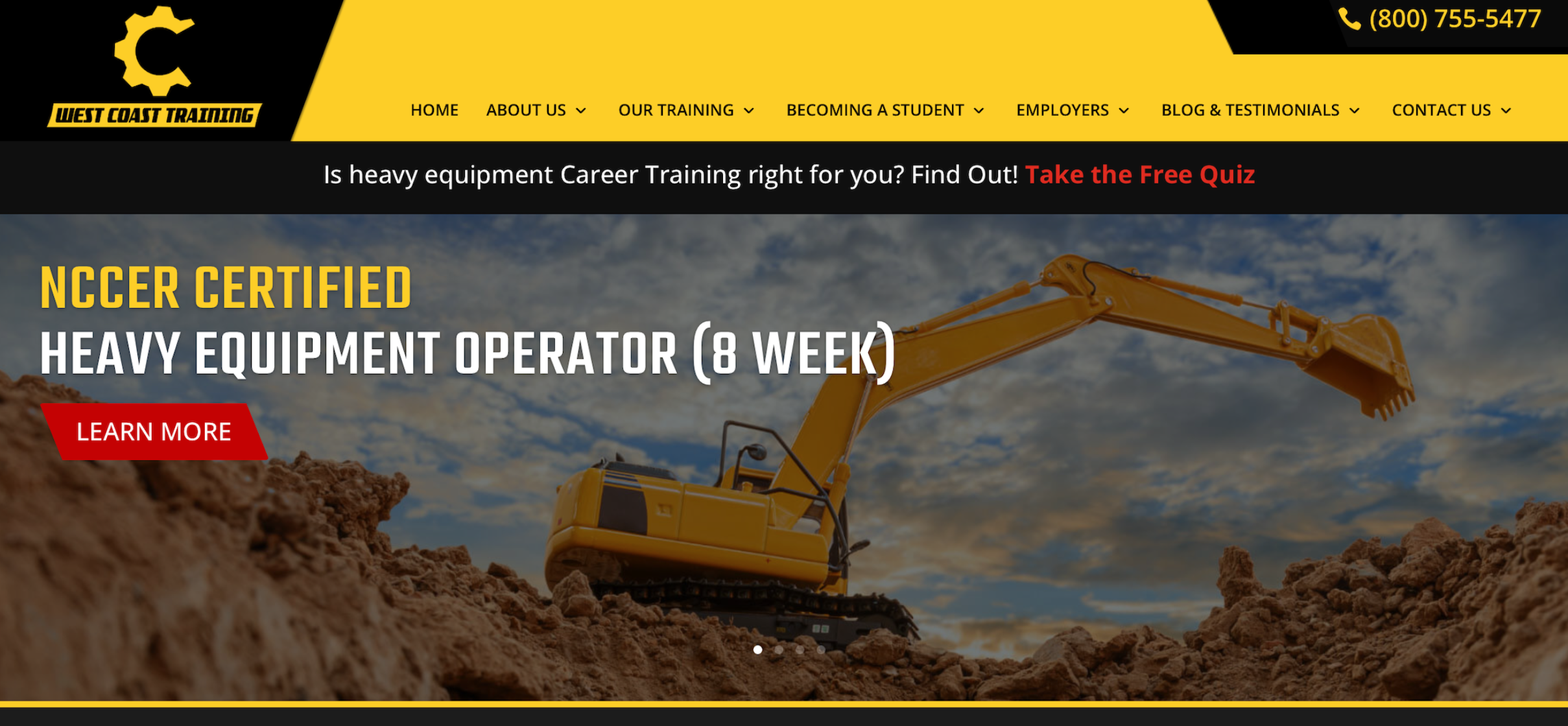 Heavy Equipment Operator, Programs