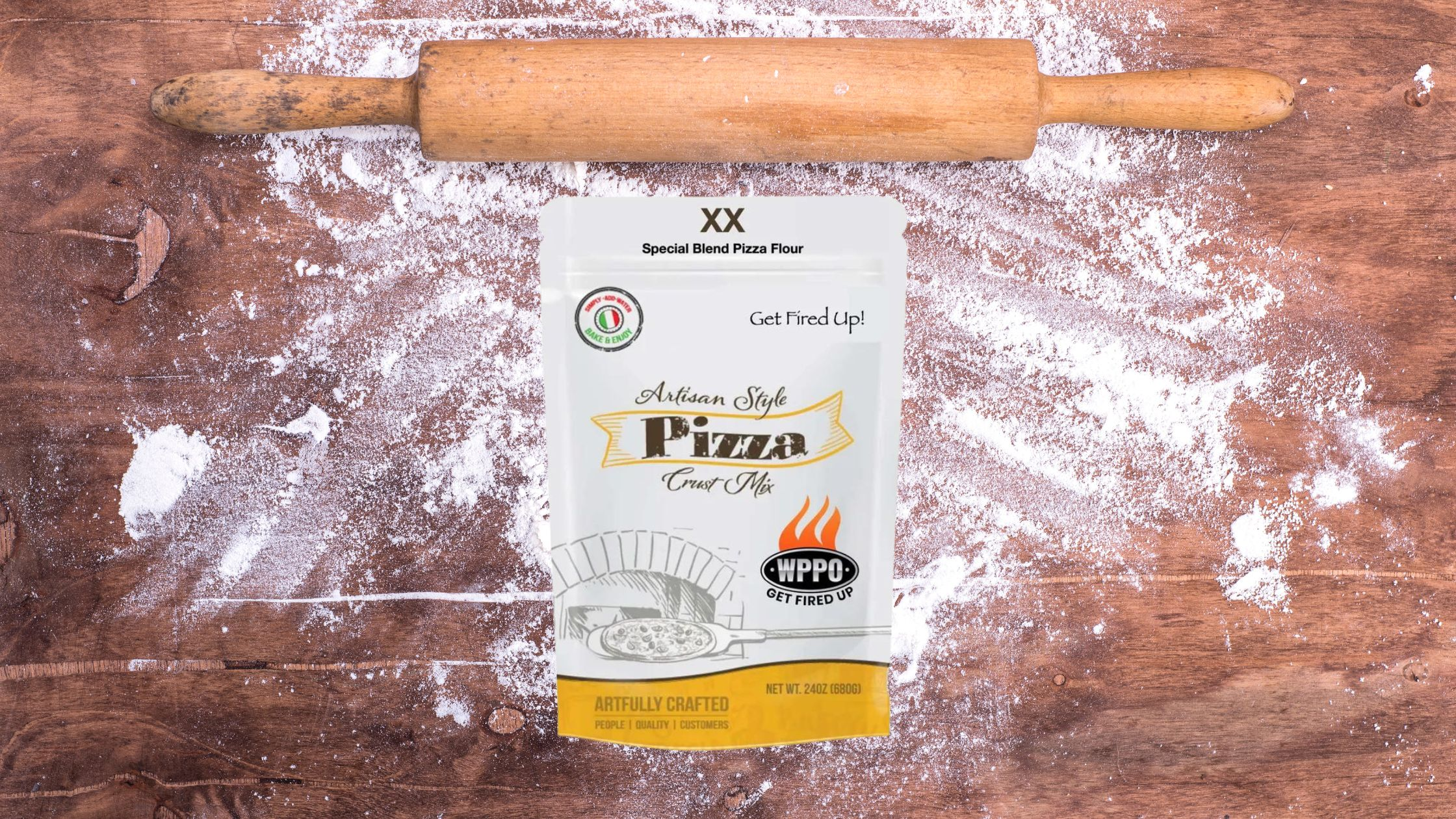 Artisan Style Pizza Crust Mix - 24oz