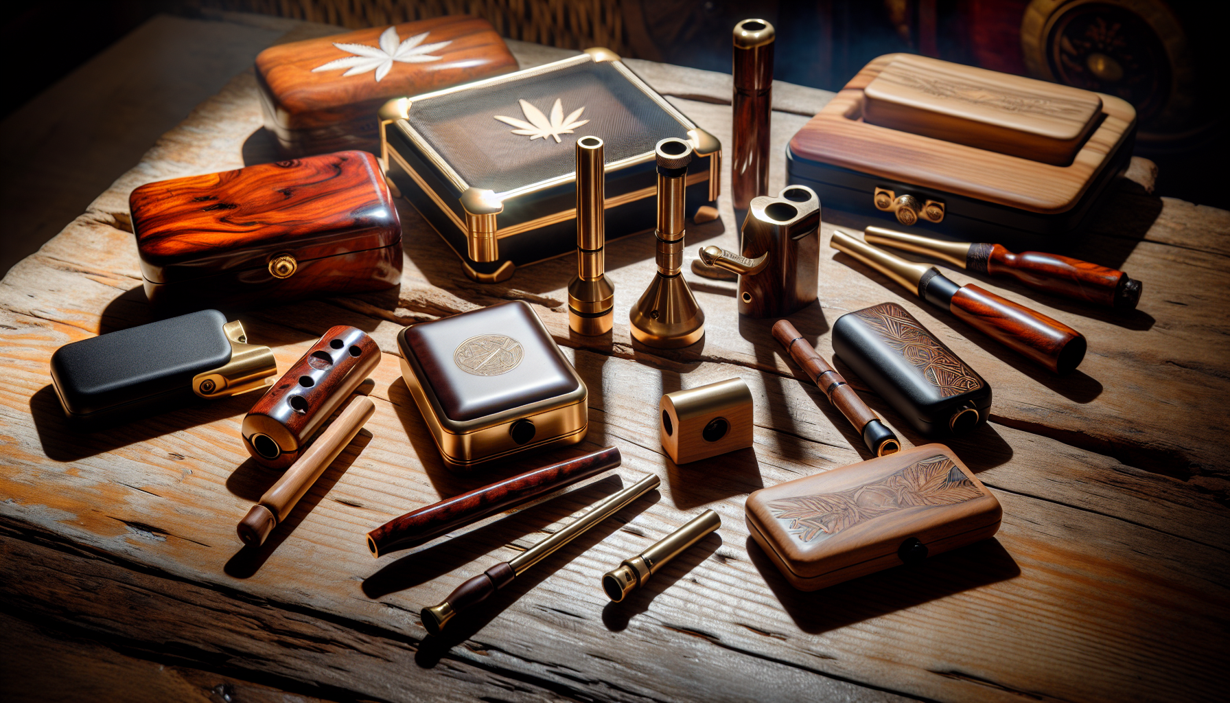 Personalized smoking accessories including joint holders and smell-proof cases