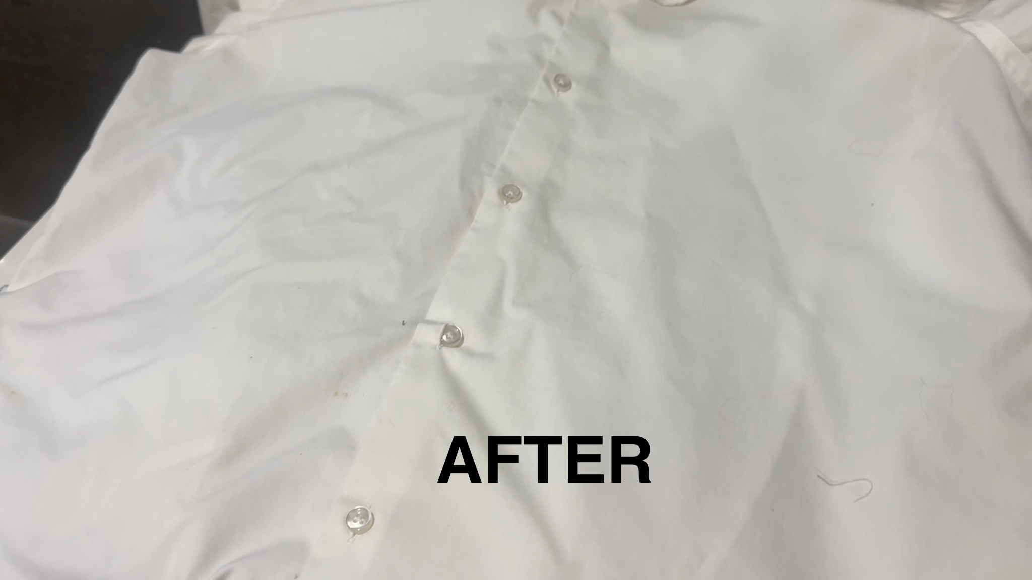 wrinkled shirt