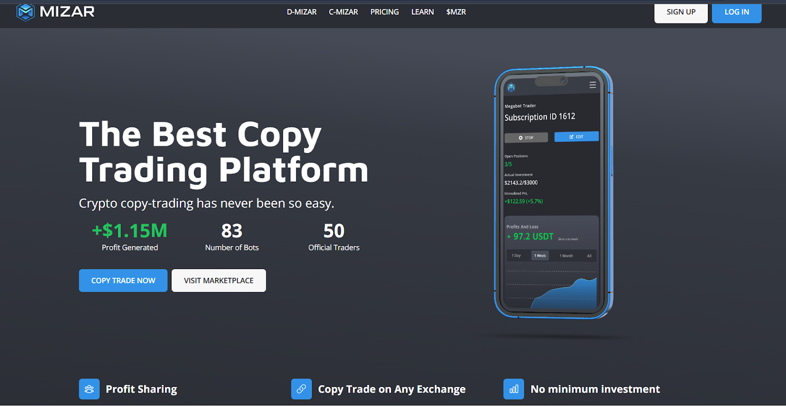 Mizar: Best for both Beginners and Experienced Traders