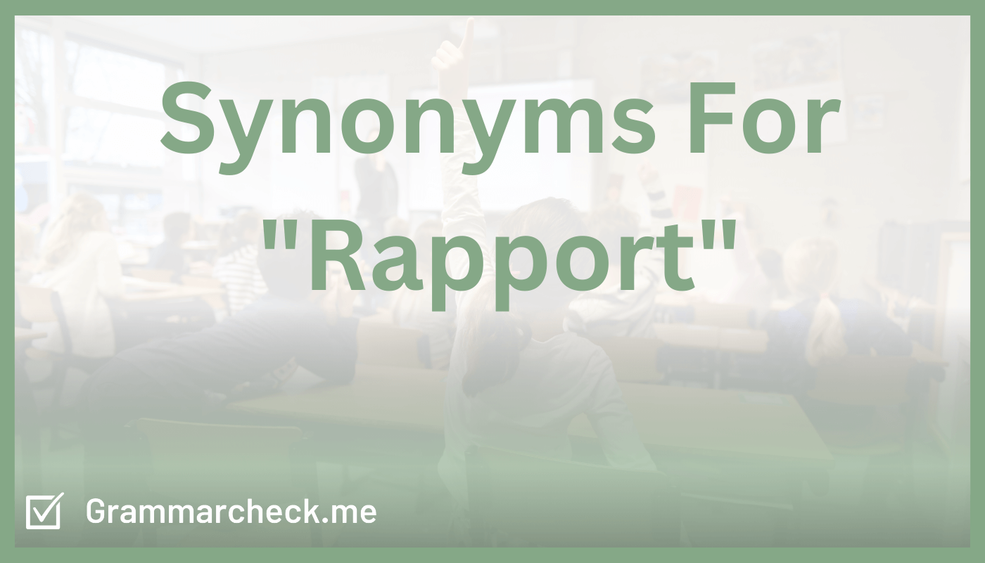 Repore vs Rapport: Which Spelling Is Correct?