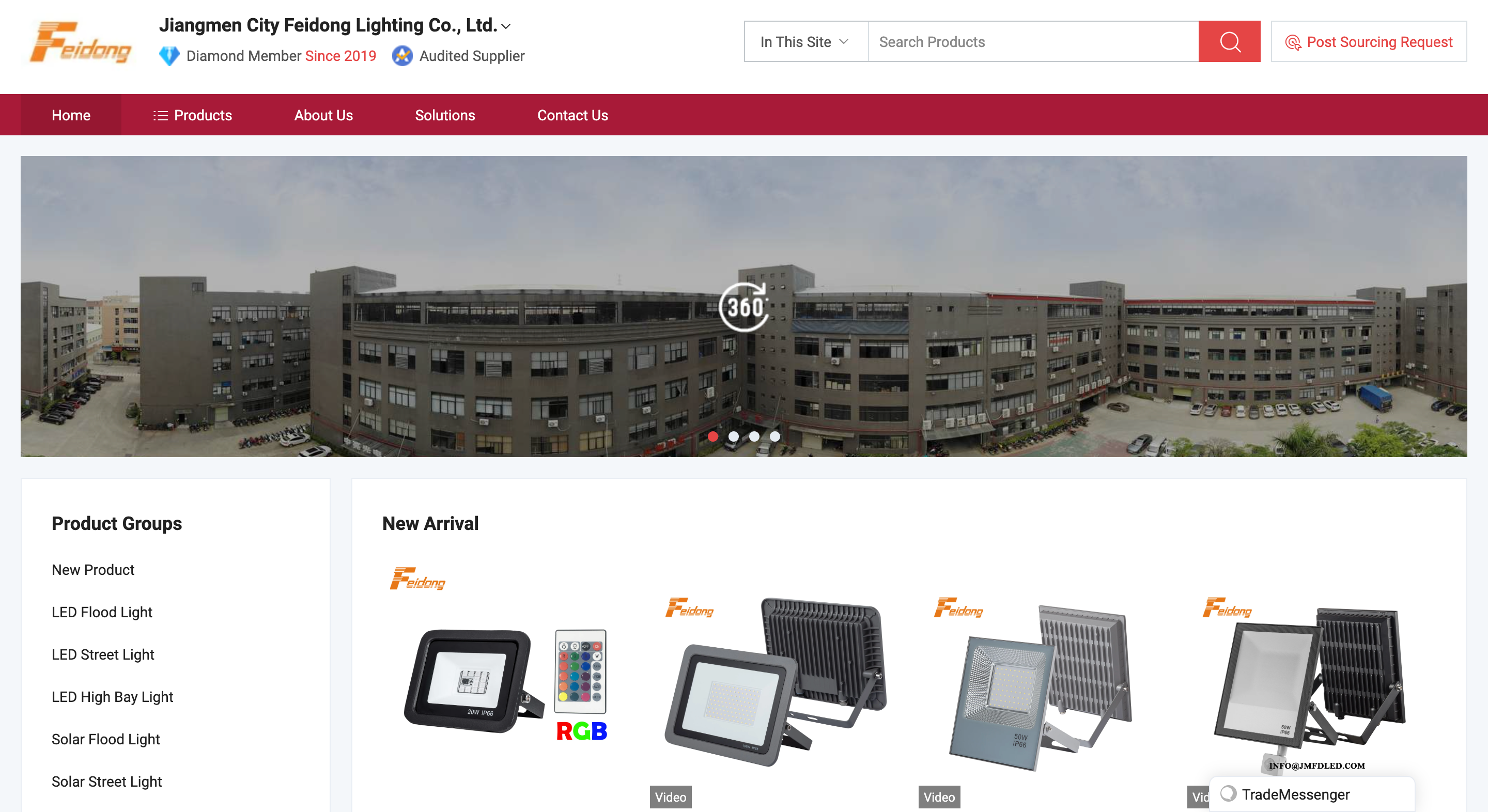 Ciudad de Jiangmen Feidong Lighting Co., Ltd.