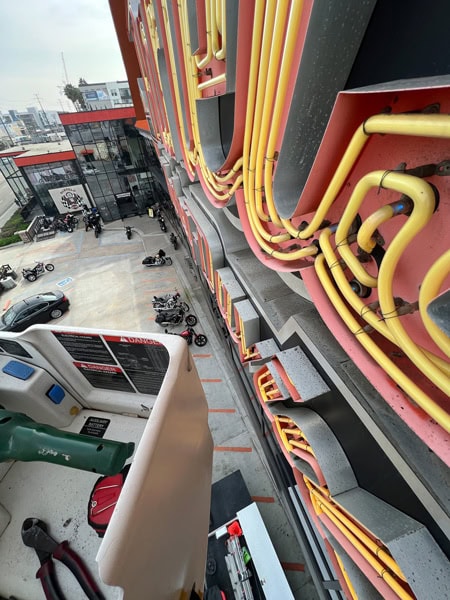 Sign Repair for Bartels’ Harley-Davidson in Marina del Rey by Dave’s Signs.