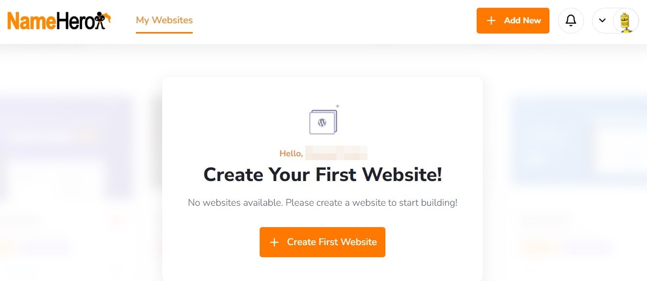 Creating a site with HeroBuilder