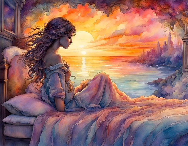 ai generated, woman, nature