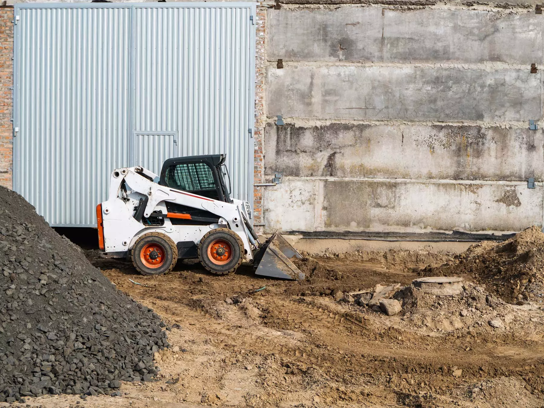 skid steers generally , piece of equipment