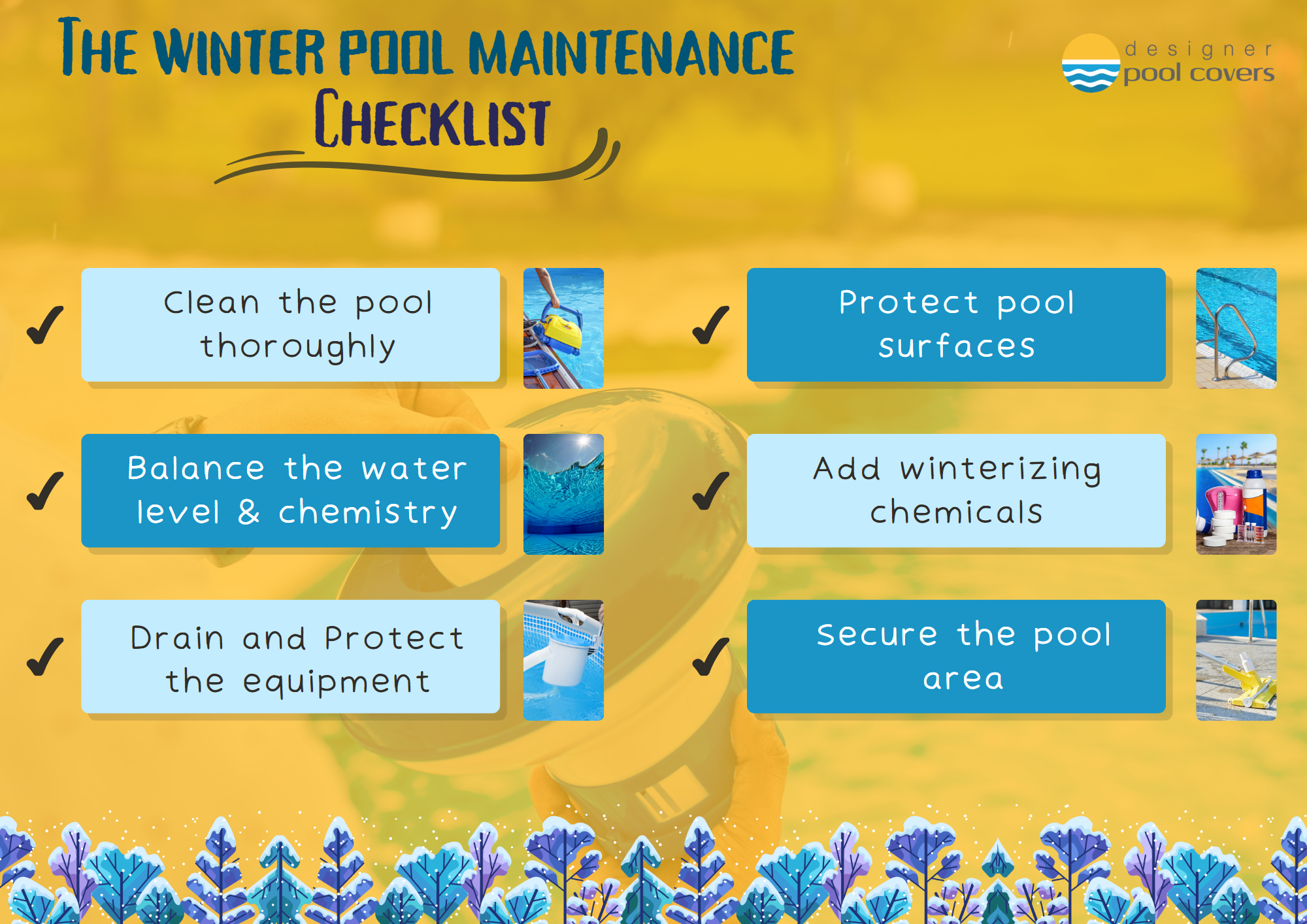 Winter Pool Maintenance Checklist