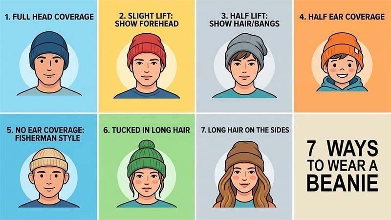 7 ways to wear a beanie guide